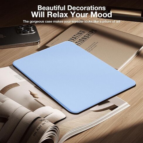 Case for 7" Kindle Paperwhite 12th Generation 2024 and Kindle Colorsoft Signature Edition, Slim Lightweight PU Leather Kindle Paperwhite Cover with Auto Sleep/Wake and Hand Strap, Vintage Brown in Saudi Arabia