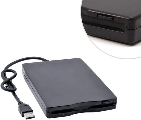 قارئ القرص المرن 3.5 محرك الأقراص المرنة USB قرص خارجي لنقل البيانات محمول USB 2.0 قرص مرن عالي نقل البيانات سائق للنافذة (غير موجود) in Kuwait