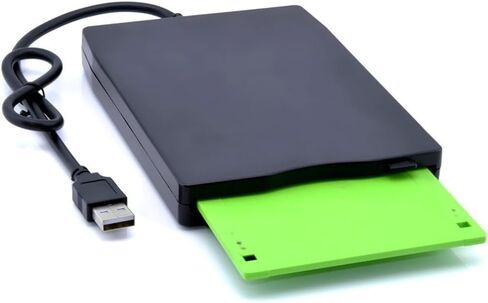 قارئ القرص المرن 3.5 محرك الأقراص المرنة USB قرص خارجي لنقل البيانات محمول USB 2.0 قرص مرن عالي نقل البيانات سائق للنافذة (غير موجود) in Kuwait