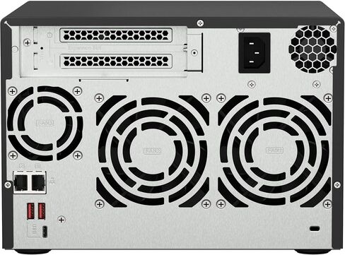 QNAP 6-Bay TS-673A-8G-US (NAS) (Ryzen V1500B, 8GB DDR4, 2X M.2 nVME, 2X 2.5GbE LAN, 2X PCIe x4 Slot, IR, diskless) in Saudi Arabia