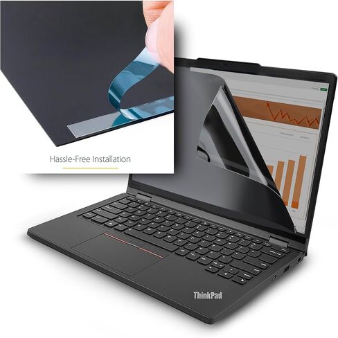 StarTech.com Lenovo X13 Yoga Gen 4 Bright Privacy Screen Filter with Touch, Flip-Over, 75% Light Transmittance, Anti-Glare in Saudi Arabia