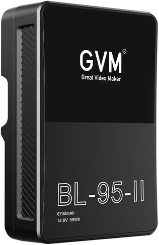 GVM 2 Pack NP-F750/770 Battery and Charger 4400mAh for Sony NP-F975, NP-F960, NP-F950, NP-F930, NP-F770, NP-F750, NP-F550, DCR, DSR, HDR, FDR, HVR, HVL and LED Light in Saudi Arabia