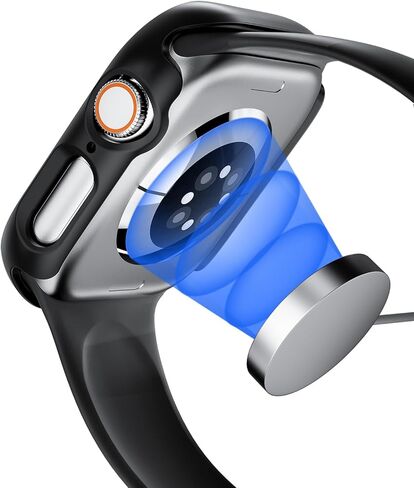 حافظة مكونة من 6 قطع مع واقي شاشة من الزجاج المقوى لساعة Apple Series 11 (2025) Series 10 مقاس 42 مم، غطاء ممتص الصدمات من البولي كربونات الصلب فائق النحافة مقاوم للخدش لملحقات iWatch 42 مم in Kuwait