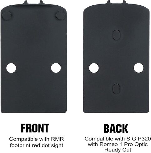 ohhunt Optics Adapter Plate for SIG P320 with Romeo 1 Pro Optic Ready Cut and Compatible with Holosun 407C/507C/508T Trijicon RMR/SRO in Saudi Arabia