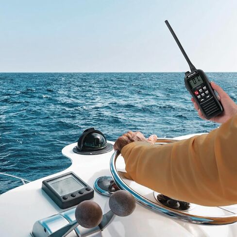 Retevis RM01 Handheld Marine Radio,Marine Two-Way Radios,USB Charging,Floating IP67 Waterproof,NOAA Weather Alert,Ship to Shore Radio for Boats(1 Pack) in Saudi Arabia