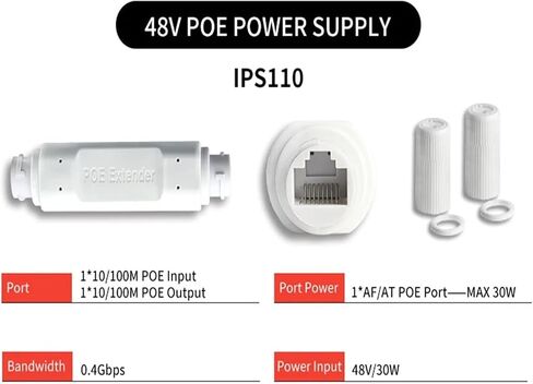 2-Port POE Extender 350m 100Mbps Repeater POE Switch(POE105S) in Saudi Arabia
