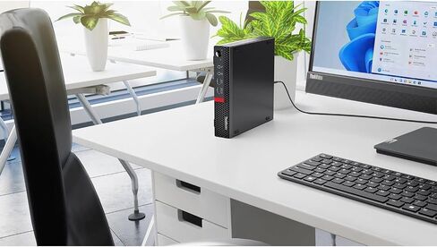 Lenovo ThinkCentre Mini Business Desktop, Ultra-Quiet Design, Dual-4K Monitor Support, 16GB Memory, 1TB PCIe SSD, AMD Dual-Core Processor, USB-C, Wi-Fi, RJ-45, Bluetooth, KB & Mouse, Windows 11 Pro in Saudi Arabia