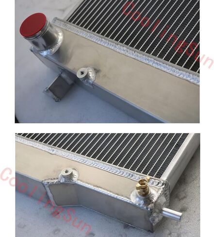 Aluminum Radiator 3 Row for 1994-2002 Dodge Ram 2500 3500 Pickup 5.9L L6 Cummins Turbo Diesel, Crossflow Radiators 1995 1996 1997 1998 1999 2000 2001 in Saudi Arabia