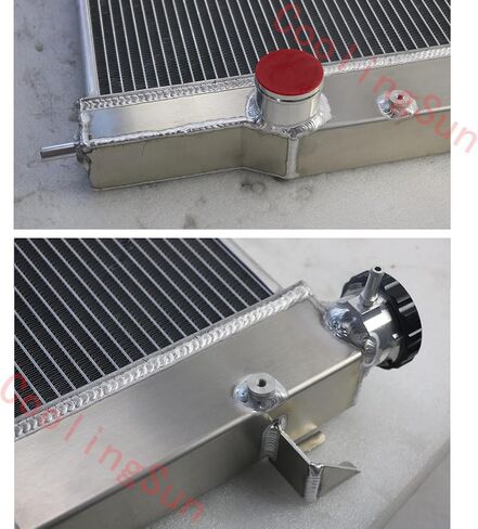 Aluminum Radiator 3 Row for 1994-2002 Dodge Ram 2500 3500 Pickup 5.9L L6 Cummins Turbo Diesel, Crossflow Radiators 1995 1996 1997 1998 1999 2000 2001 in Saudi Arabia