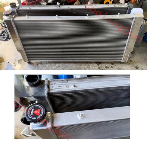Aluminum Radiator 3 Row for 1994-2002 Dodge Ram 2500 3500 Pickup 5.9L L6 Cummins Turbo Diesel, Crossflow Radiators 1995 1996 1997 1998 1999 2000 2001 in Saudi Arabia