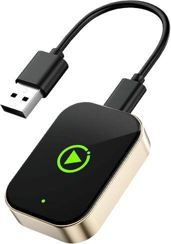 محول Carplay اللاسلكي لأجهزة Apple iPhone وAndroid Auto، يحول CarPlay السلكي إلى لاسلكي، دونجل تشغيل السيارة الصغير مع USB A/C للسيارات 2018+ مع Carplay سلكي مدمج، اتصال تلقائي، بدون تأخير in Saudi Arabia