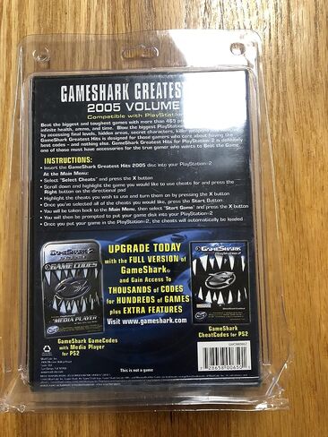 أعظم الزيارات لـ GameShark PS2: 465 رمزًا لـ 10 ألعاب PS2 (2005، المجلد 1) in Saudi Arabia