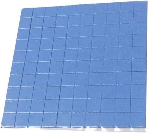 100 قطعة من وسادات السيليكون الحرارية لوحدة المعالجة المركزية SSD Ic LED التوصيل الحراري، ضغط مرن، وسادات موصلة للتبريد لاستبدال مكونات الكمبيوتر المحمول in Kuwait
