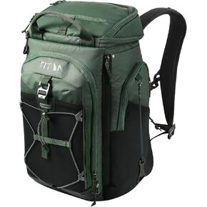 26 CANS T.I.T.A.N. by Arctic-Zone Super Foam and Leak Proof Backpack Cooler - Army Green in Saudi Arabia