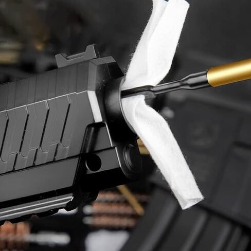 Universal Gun Cleaning Kit of TactiClean for All Caliber Shotguns Rifles and Pistols Cleaning Kit with Brass Rods and Portable Case, Hunting Gun Cleaning Accessories for Men in Saudi Arabia