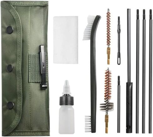 Generic Rifle Gun Cleaning Kit Pistol Brushes Cleaner for 5.56mm 22LR .22 Cal with .223 Gun Snake Set in Saudi Arabia