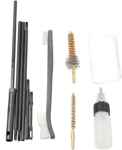 Funpower Rifle Gun Cleaning Kit Set Pistol Brushes Cleaner for 5.56mm .223 22LR .22 Cal in Saudi Arabia