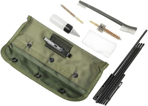 Funpower Rifle Gun Cleaning Kit Set Pistol Brushes Cleaner for 5.56mm .223 22LR .22 Cal in Saudi Arabia