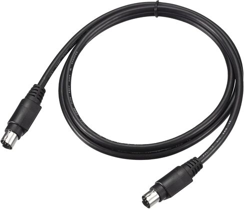 PS/2 Mouse and Keyboard Extension Cable 6 Pin 3.28 Feet Male to Male for PC,Black in Saudi Arabia