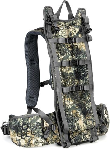 Backpack Frame - Lightweight Aluminum Pack Frame for Backpacking, Hiking, Meat-Hauling, Large Load Hunting Camo in Saudi Arabia