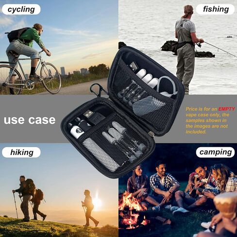 Smell Proof Case Vape Case Christmas Presents for Women TSA Approved 5.0 inch Tech Pouch Fit in Purse for Discreet Personal Air Filter Vape Mod Vapes Cartridge Cords E cig Travel Essentials (Empty) in Saudi Arabia