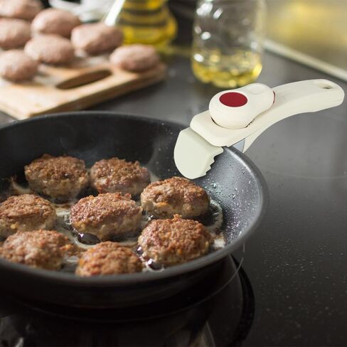 MiOYOOW Removable Pan Handle, Anti-Scald Detachable Pot Handle Anti-Slip Replacement Cookware Handles with Hanging Hole for Home Kitchen Camping Picnic in Saudi Arabia