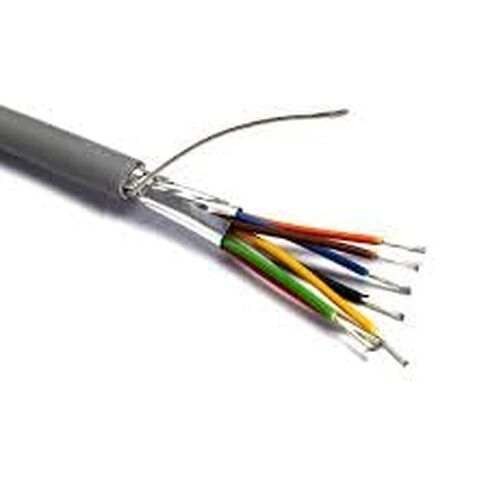 كابل شبكة VDSL2 CAT5، PVC رمادي، طول 5 أقدام، مقاوم للطقس، موصل RJ45 ذكر إلى أنثى، 12 زوجًا 24AWG، للشبكات الخارجية in Kuwait