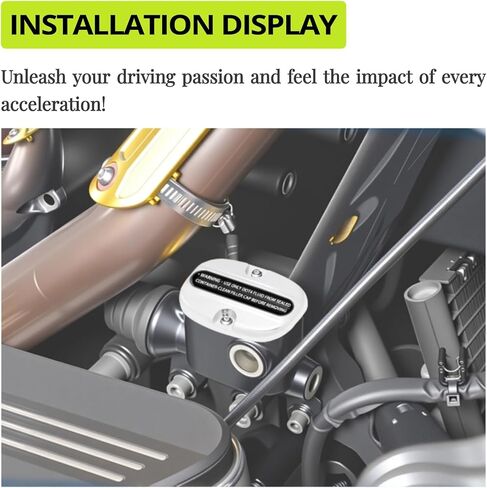 Black Rear Brake Master Cylinder Cover for Harley Touring Road King FLHR、Street Glide、Electra Glide 2008-2019 in Saudi Arabia