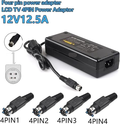 24V 6.25A 4-pin AC-DC Adapter(24V8A 4PIN2,AU Plug) in Saudi Arabia
