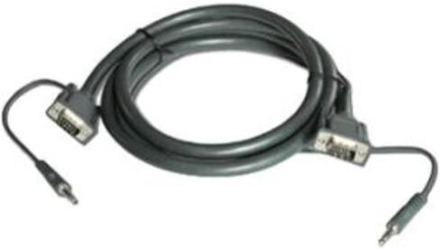 92-2202010 15-Pin M to 15-Pin M Plus 3.5 mm Stereo Cable - 10 ft. in Saudi Arabia