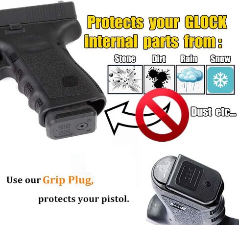 إطار قبضة إدراج سبيكة التوصيل مخصص لـ Glock 17 18 19 22 23 31 34 35 37 38 44 Gen 4/5 - اختر التصميم الخاص بك in Kuwait