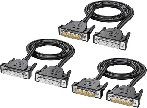 سلك بيانات DB25 كابل تمديد ذكر وأنثى 26AWG طابعة مقاومة للحرارة كابل تمديد سلك بيانات الكمبيوتر كابل بيانات طابعة الكمبيوتر in Kuwait