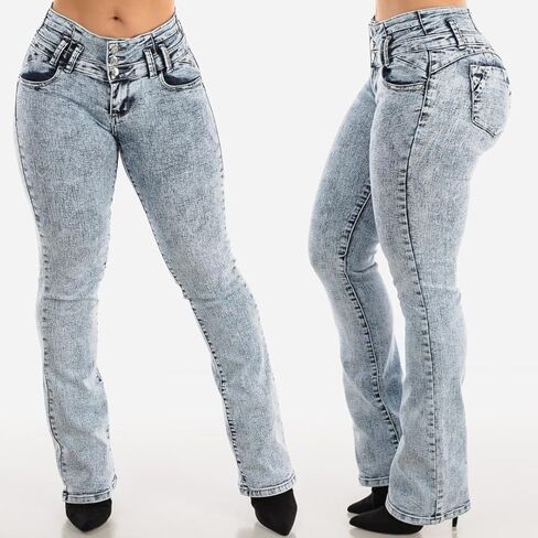 Moda Xpress Women's Lutting High Chercut Bootcut Jeans - بنطلون جينز مريح ومريح في نمط المبتدئين in Saudi Arabia