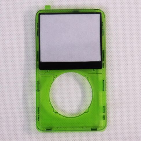 غطاء حماية أمامي شفاف للفيديو باللون الأخضر مع مفتاح زر مركزي لأجهزة iPod Video 5th/5.5th 30GB 60GB 80GB Gen بدون عجلة النقر in Kuwait