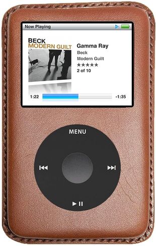 Handmade leather protective cover Suitable for Apple iPod Classic protective case 6th generation 80g120g 7th generation 160g in Saudi Arabia