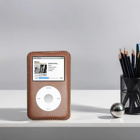 Handmade leather protective cover Suitable for Apple iPod Classic protective case 6th generation 80g120g 7th generation 160g in Saudi Arabia