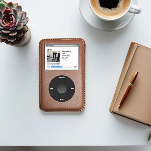 Handmade leather protective cover Suitable for Apple iPod Classic protective case 6th generation 80g120g 7th generation 160g in Saudi Arabia