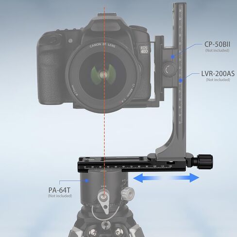 Haoge Quick Release Vertical L Plate Set for Panorama Panoramic Head Fit Arca Swiss Sunwayfoto Markins Sirui Kirk RRS Benro CP in Kuwait