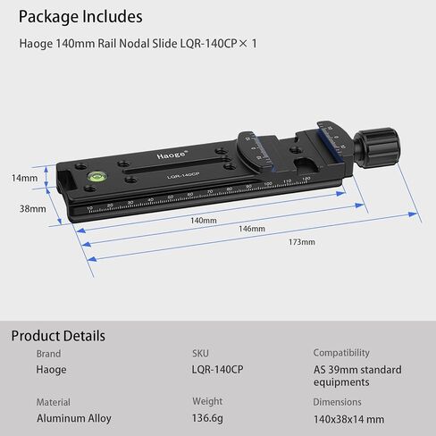 Haoge Quick Release Vertical L Plate Set for Panorama Panoramic Head Fit Arca Swiss Sunwayfoto Markins Sirui Kirk RRS Benro CP in Kuwait