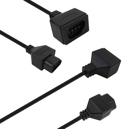 Qblahip 2-Pack 1.8M/6FT كابل تمديد وحدة التحكم البديلة لنظام نينتندو الترفيهي NES in Kuwait