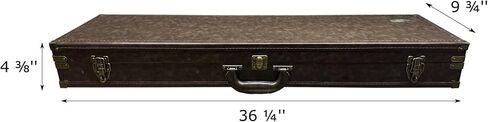 Jilted Traditional Style Breakdown O/U Takedown Gun Case - Hard Case for Shotgun Protection, Handles Barrels up to 34 inches - Ideal Shotgun Case for the Skeet Trap or Sporting Clays Shooter in Saudi Arabia
