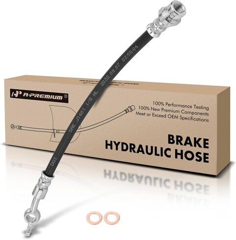 A-Premium Front Passenger Brake Hydraulic Hose Compatible with Kia Models - Rondo 2007 2008 2009 2010 - Replace# 587321D000DS in Saudi Arabia