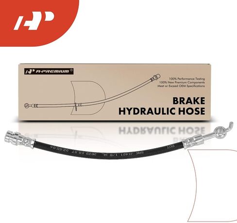 A-Premium Front Passenger Brake Hydraulic Hose Compatible with Kia Models - Rondo 2007 2008 2009 2010 - Replace# 587321D000DS in Saudi Arabia