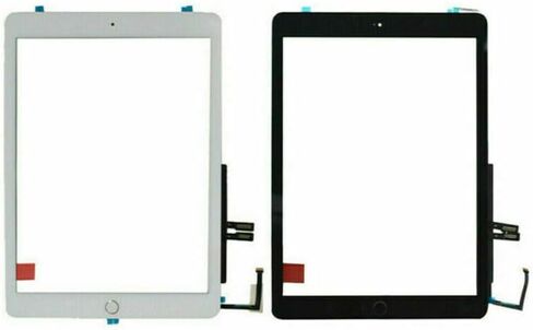 لجهاز iPad 7/8 (الجيل السابع) محول رقمي لشاشة اللمس زجاج 10.2 بوصة، للجيل السابع الثامن A2197 A2198 A2200 A2270 A2428 A2429 A2430، طقم إصلاح كامل أبيض in Saudi Arabia