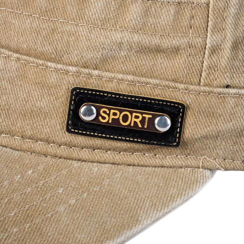 Military Hats for Men Washed Cotton Unisex Cadet Army Caps Flat Cap for Outdoor Sports Vintage in Saudi Arabia