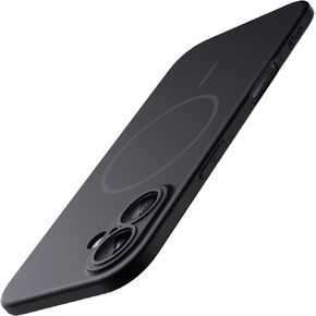 JETech Magnetic Slim Case for iPhone 17 Pro Max 6.9-Inch, Compatible with MagSafe, Ultra-Thin Lightweight Minimalist Phone Cover with Matte Finish and Full Camera Lens Protection (Black) in Kuwait