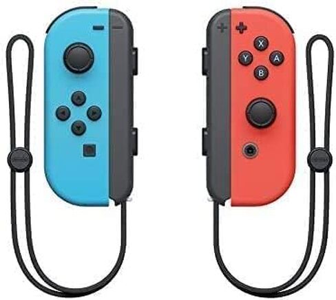 حزمة ألعاب Nintendo Switch Deluxe Holiday: نينتندو سويتش مع اللون الأزرق النيون والأحمر النيون - شاشة LCD تعمل باللمس مقاس 6.2 بوصة + لعبة Nintendo Switch Minecraft وبطاقة T.F (متجددة) in Saudi Arabia