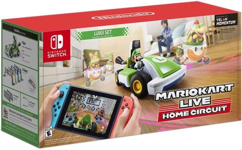 Nintendo 2020 Newest - Mario Kart Live: Home Circuit - Luigi Set Edition - Holiday Family Gaming Bundle for Nintendo Switch, Nintendo Switch Lite - Green (Renewed) in Saudi Arabia