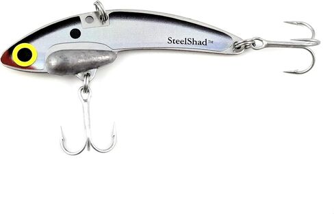 SteelShad - Bass Fishing Lures - Lipless Crankbait for Freshwater Fishing - Long Casting Shad Crankbait Perfect for Bass, Walleye, Trout - Original (3/8 oz) in Saudi Arabia
