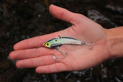 SteelShad - Bass Fishing Lures - Lipless Crankbait for Freshwater Fishing - Long Casting Shad Crankbait Perfect for Bass, Walleye, Trout - Original (3/8 oz) in Saudi Arabia